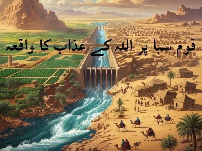 قوم سبا پر اللہ کے عذاب کا واقعہ