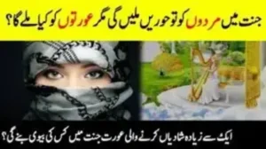 مردوں کو جنت میں حوریں ملیں گی، تو عورتوں کو کیا ملے گا؟