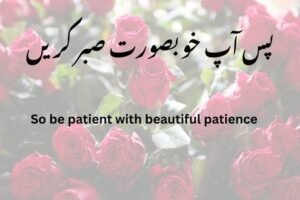 Holy Quran Verses about Sabar 