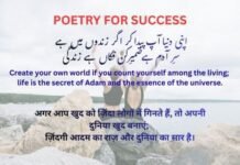 Which Lesson teach: Poetry for Success & Self-Confidence Poetry for Success & Self-Confidence